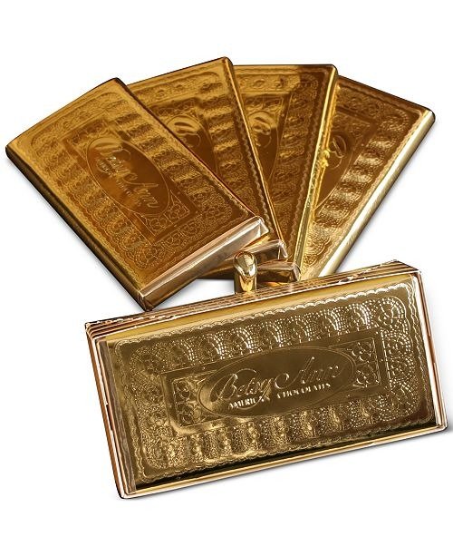 Betsy Ann Set of 4 Gold Chocolate Bar Gift Box