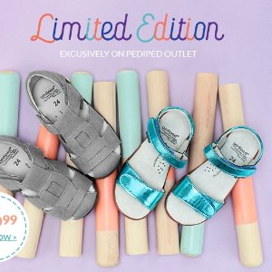 即将截止：pediped OUTLET 全场童鞋7.8折闪购