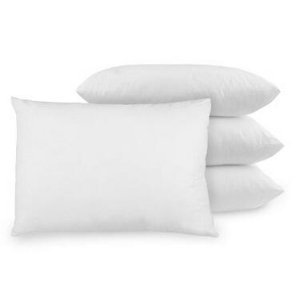 BioPEDIC 4-Pack Bed Pillows with Built-In Ultra-Fresh Anti-Odor Technology, Standard Size, White