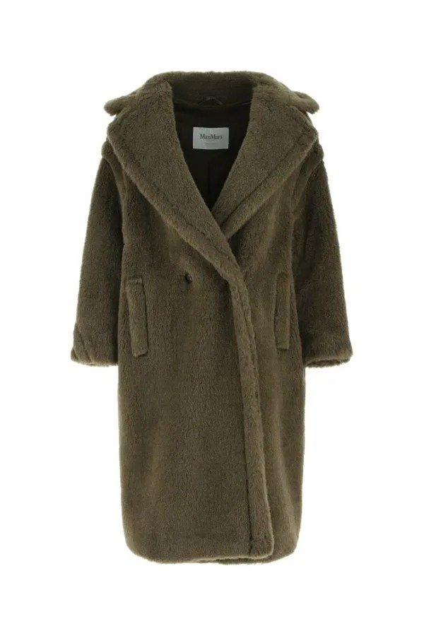 Khaki wool blend Tdgirl oversize coat