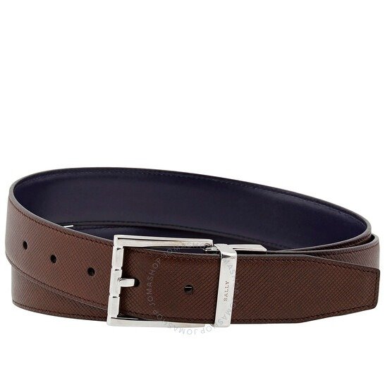 Astor Embossed Adjustable Leather Belt, Brand Size 110 CM