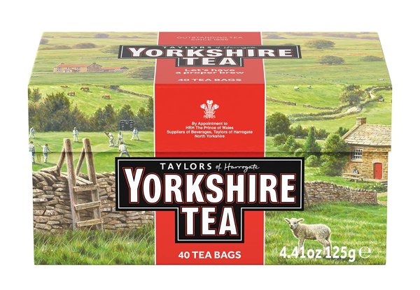 Taylors of Harrogate Yorkshire Red, 40 Teabags, (Pack of 5)