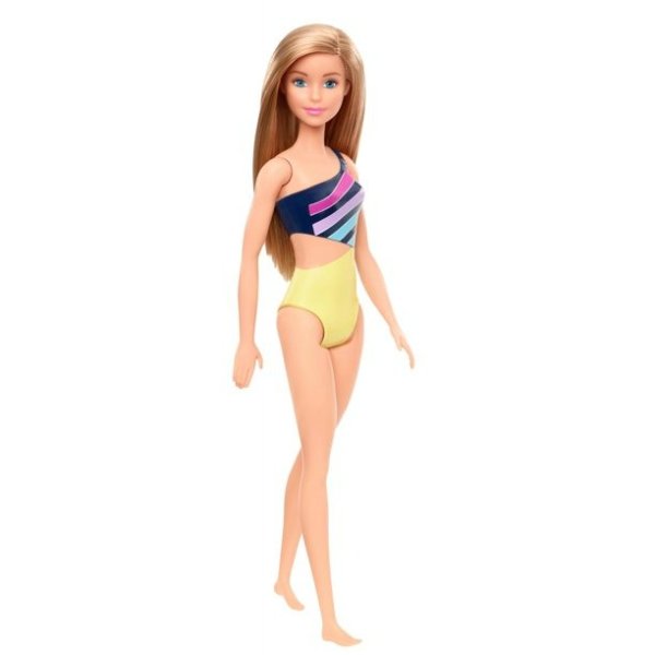 Doll, Blonde, Wearing Swimsuit, For Kids 3 To 7 Years Old
