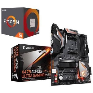 AMD RYZEN 5 2600X 6核 + X470 AORUS ULTRA GAMING 主板