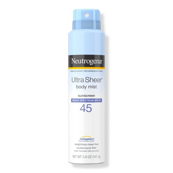 Ultra Sheer Lightweight Sunscreen Spray SPF 45 - Neutrogena | Ulta Beauty