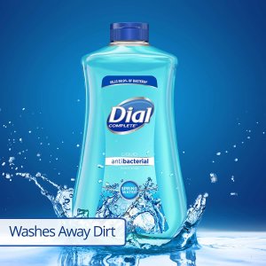 Dial Antibacterial Liquid Hand Soap Refill, Spring Water, 32 Fl Oz