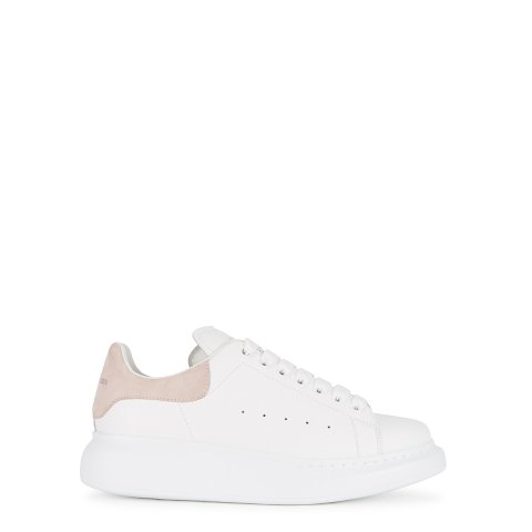Alexander McQueenOversized white leather sneakers