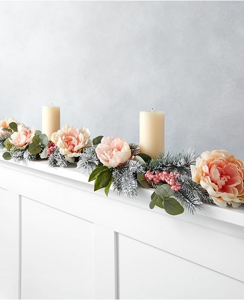 Royal Blush Artificial Garland, Created for Macy's