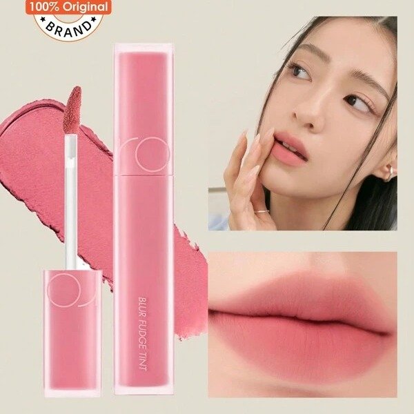 rom&nd ROMAND BLUR FUDGE TINT 13 Cooling Up 0.17oz Matte Lip Tint Light Weight Cream Type Spreadable Super Stay High-Pigment Non-Drying Velvety Matte Smudges Easily & Smoothly K-Beauty