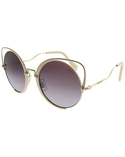 Women's Irregular 54mm Sunglasses