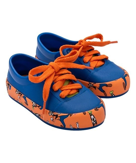 Disney Blue & Orange Goofy Mini Street Sneaker - Girls