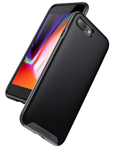 iPhone 8 Plus Case, iPhone 7 Plus Case, Anker KARAPAX Breeze Case [Support Wireless Charging] [Thin Slim Fit] [Anti Scratch] Military-Grade Certified 3D Texture Protective Case for Apple iPhone 8 Plus
