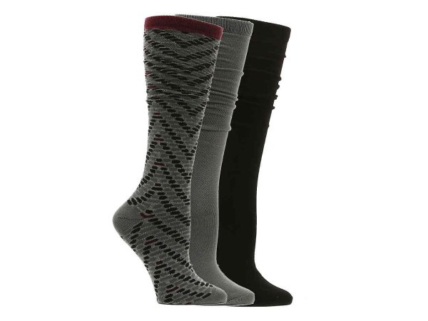 Nine WestChevron Women's Knee Socks - 3 Pack