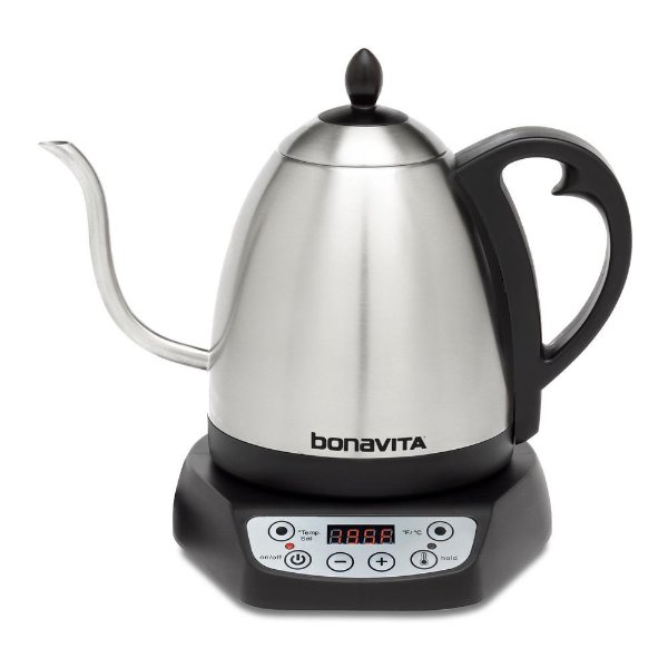 4.2-Cup Variable Temperature Silver Electric Kettle