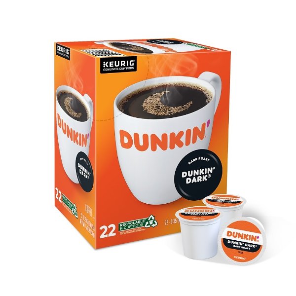 Dunkin' Donuts 深焙意式K-Cup 咖啡胶囊 24颗