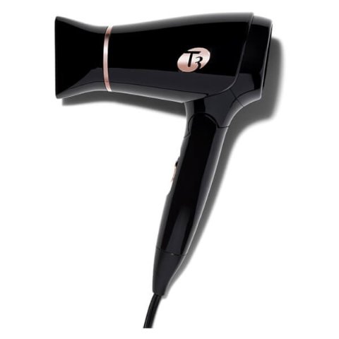 T3Featherweight Compact Hairdryer - Black Rose Gold - US