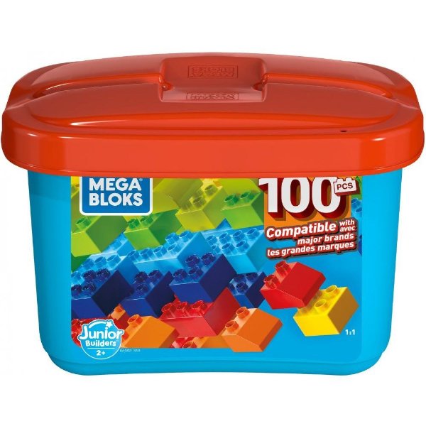 Mini Bulk Small Tub, Multi-Colored with 100-Pieces