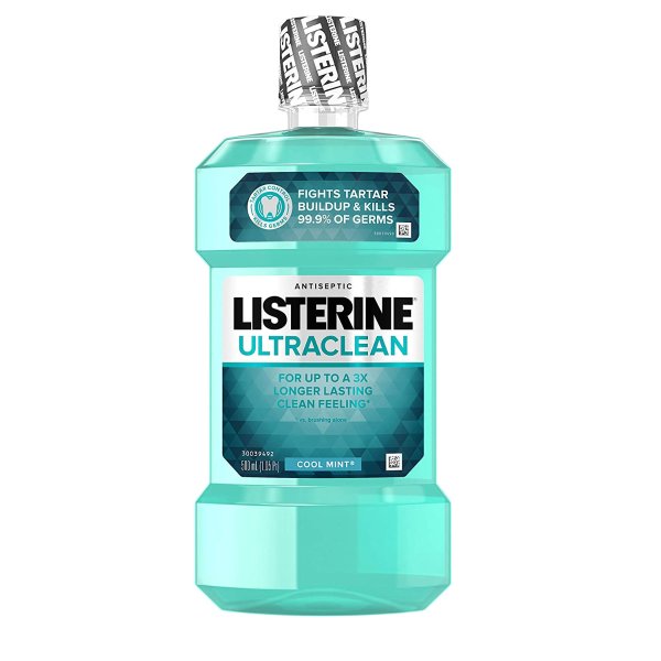 Listerine 超洁净口腔护理抗菌漱口水 清爽薄荷味 500ml