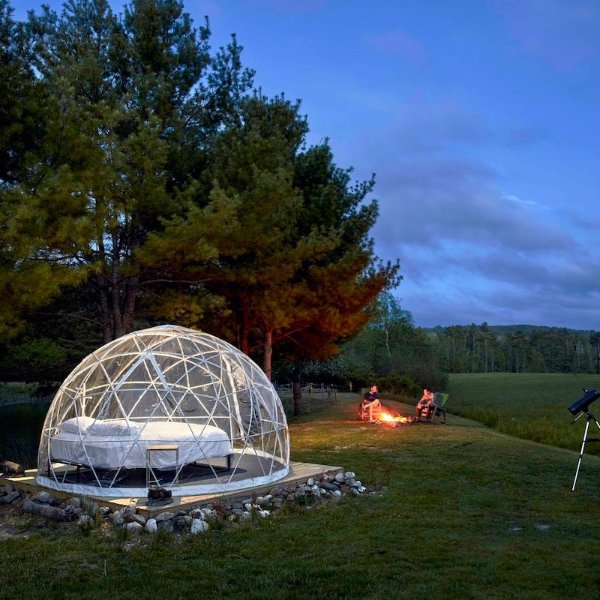 ComfyDome Glamping Pond-Side Site 