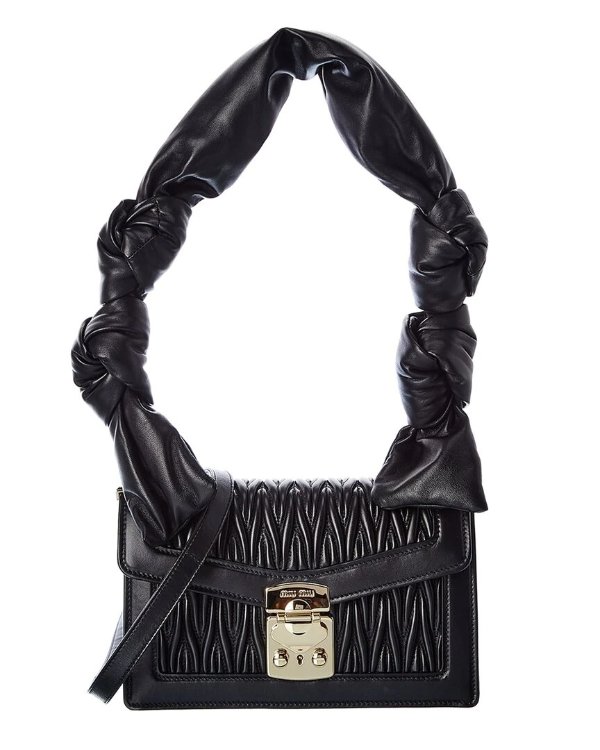 Confidential Matelasse Leather Shoulder Bag