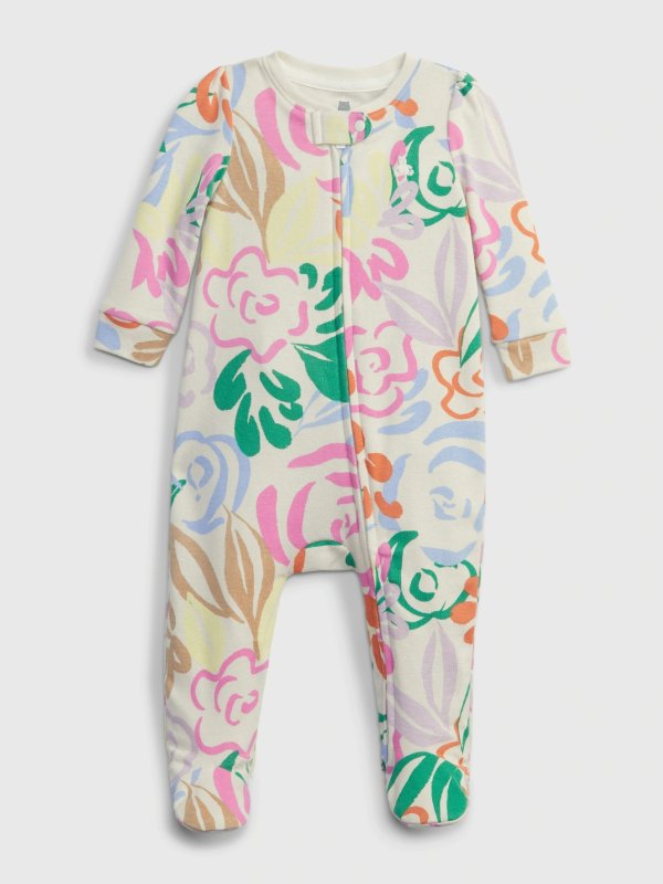 Baby 100% Organic Cotton First Favorite One-Piece