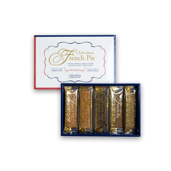 COLOMBIN Mille-Fuille Flaky French Pastry Assortment - Plain, Earl Grey & Chocolate, 20 Pieces, 5.14oz