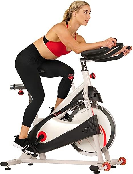 Premium Indoor Cycling Exercise Bike with Clip-In Pedals - SF-B1509/C