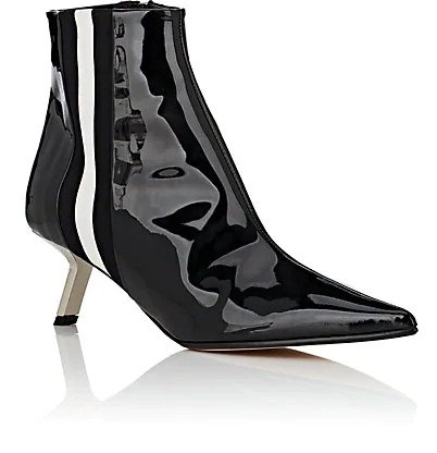 Libra Patent Leather Ankle Boots