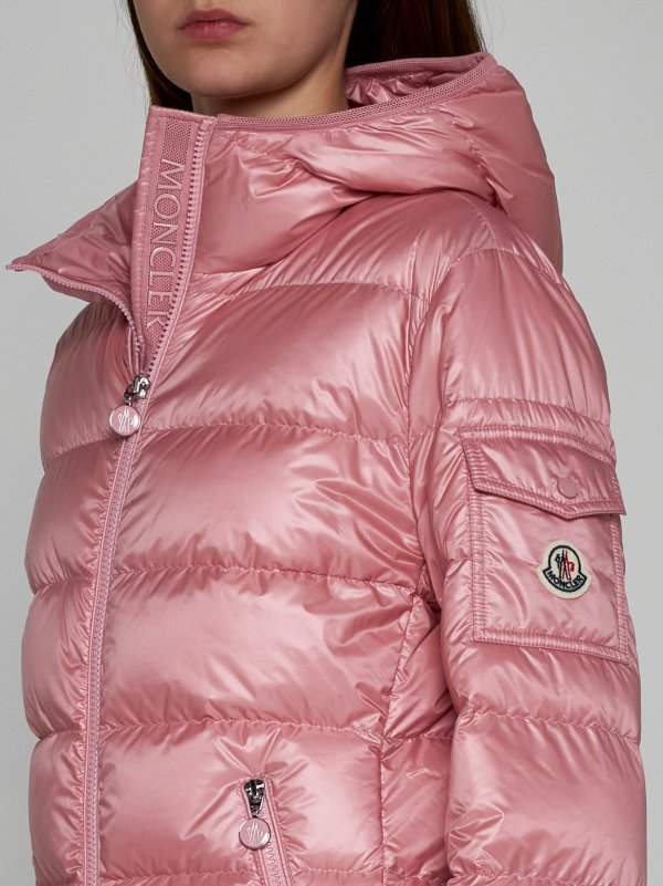 Gles quilted nylon down jacket