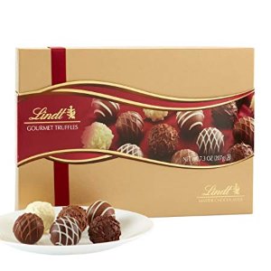 Lindt LINDOR Assorted Chocolate Gourmet Truffles, Gift Box, Kosher, 7.3 Ounce