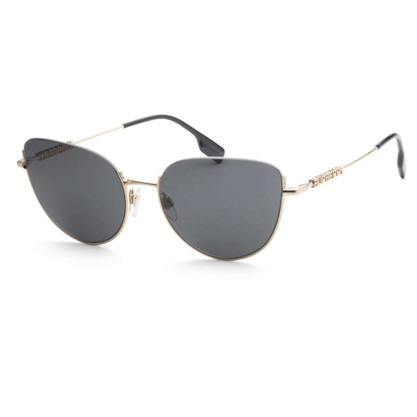 Burberry Women's Gold Cat-Eye Sunglasses SKU: BE3144-110987-58 UPC: 8056597832946