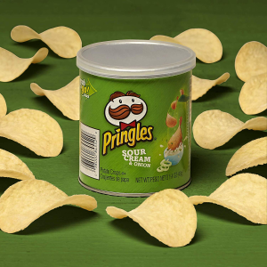 Pringles 品客薯片 酸奶油洋葱味 1.41oz. 12罐