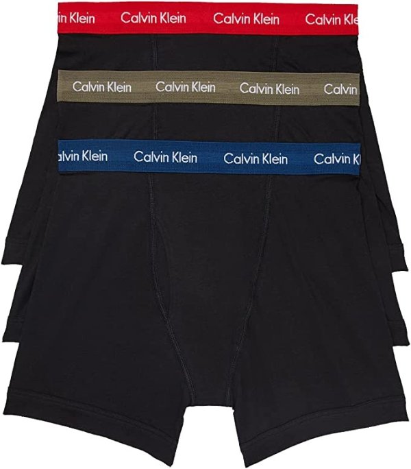 Calvin Klein Men's Underwear Cotton Stretch 3-Pack Boxer Brief