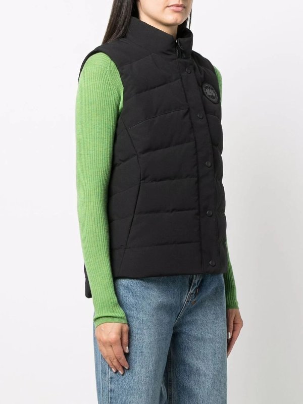 feather-down padded gilet
