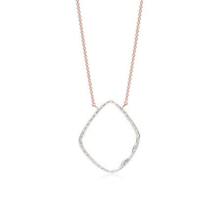 Riva Hoop Cocktail Diamond Necklace | Monica Vinader