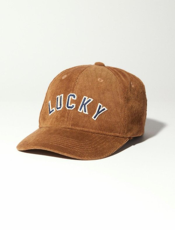 corduroy lucky baseball hat