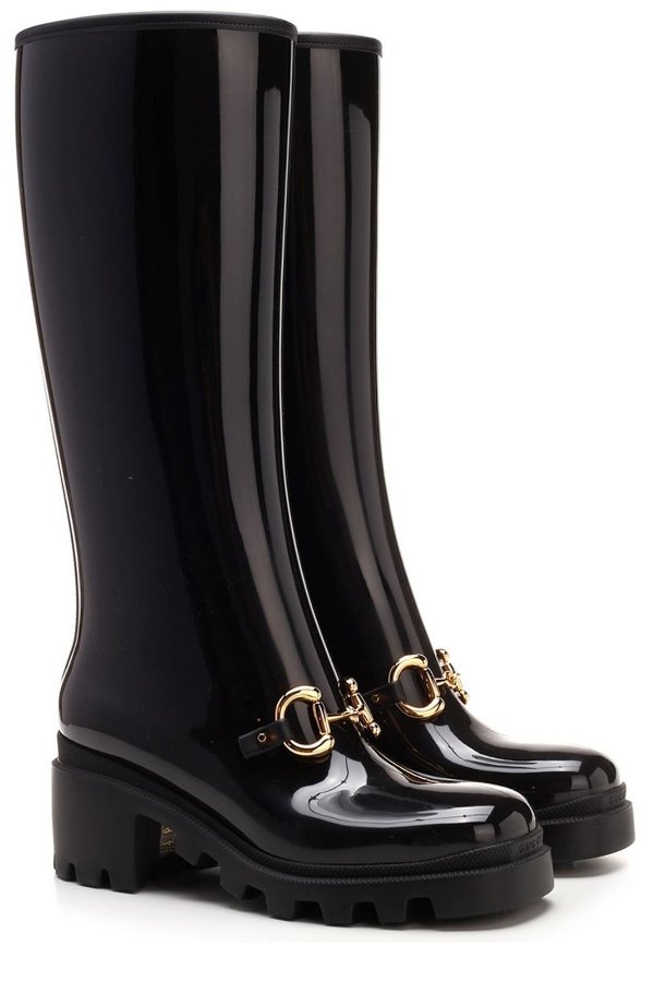 Horsebit Knee-High Boots