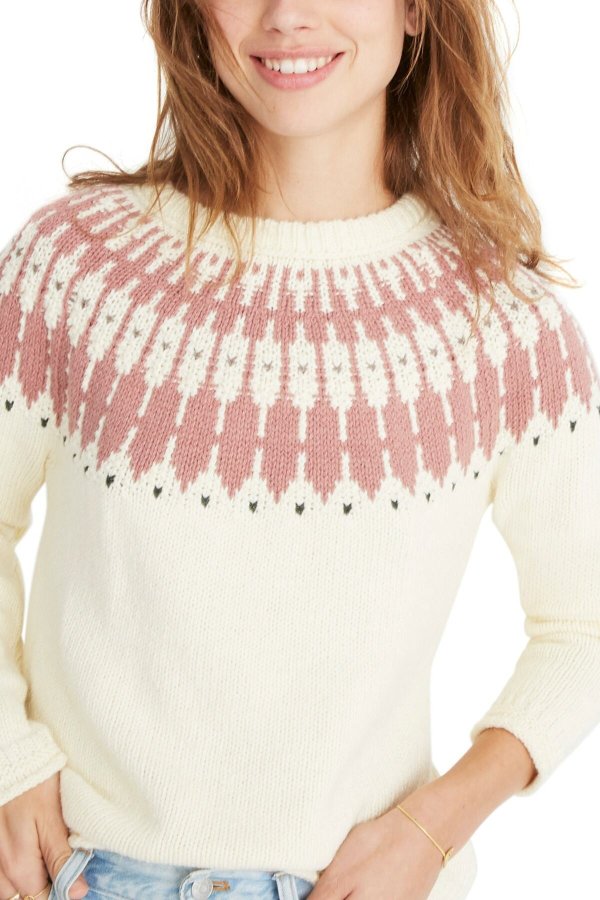 Keaton Fair Isle Sweater (Regular & Plus Size)