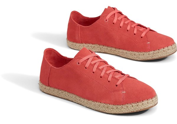 Hibiscus Suede Women's Lena Espadrille Sneakers