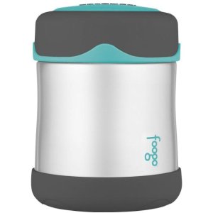 S FOOGO Vacuum Insulated Stainless Steel 10-Ounce Food Jar