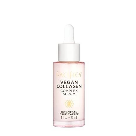 Pacifica Beauty Vegan Collagen Complex Serum, Hyaluronic Acid, Hydrating & Moisturizing for Aging and Dry Skin, 100% Vegan & Cruelty Free, Sulfate, Silicone + Paraben Free