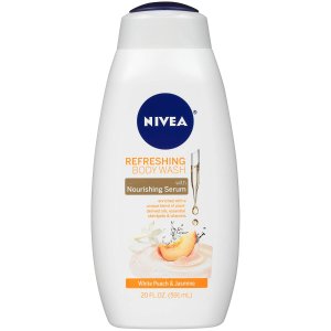 NIVEA White Peach and Jasmine Body Wash with Nourishing Serum