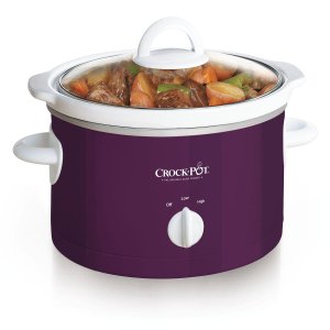 Crock-Pot 2.5-Quart Manual Slow Cooker, Purple SCR250P-MJ