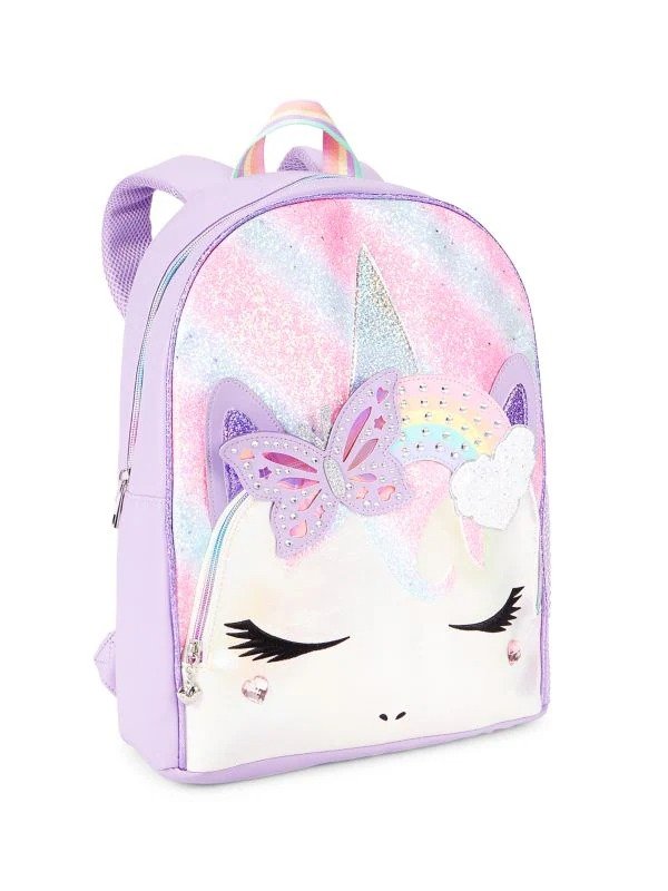 ​Girl’s Gwen Ombre Glitter Rainbow Unicorn Backpack