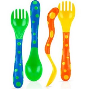 Nuby 4-Pack Spoons and Forks (2 Each)
