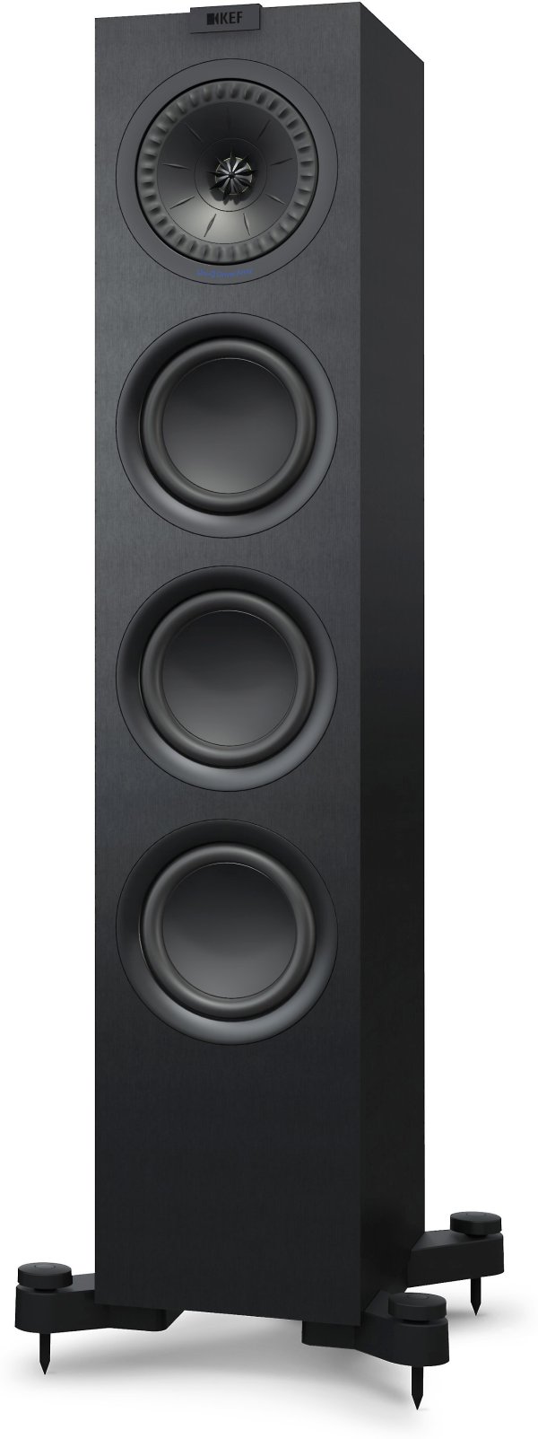 KEF Q550 (Satin Black) Floor-standing speaker at Crutchfield