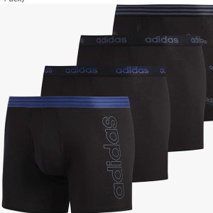Amazon adidas 男士棉质内裤4条装促销