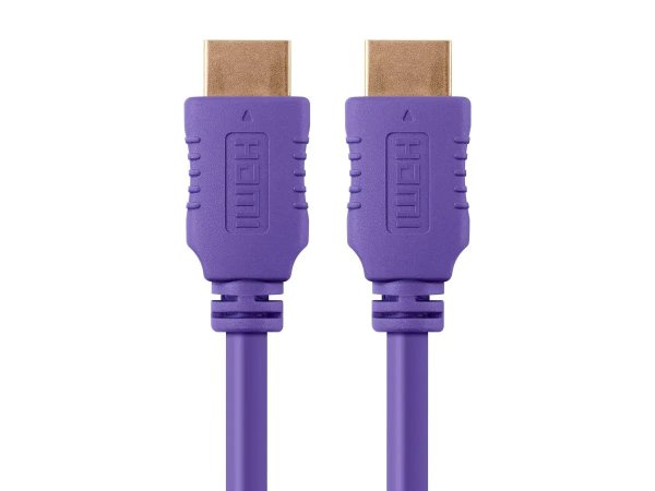 4K High Speed HDMI Cable 6ft - 18Gbps Purple -.com