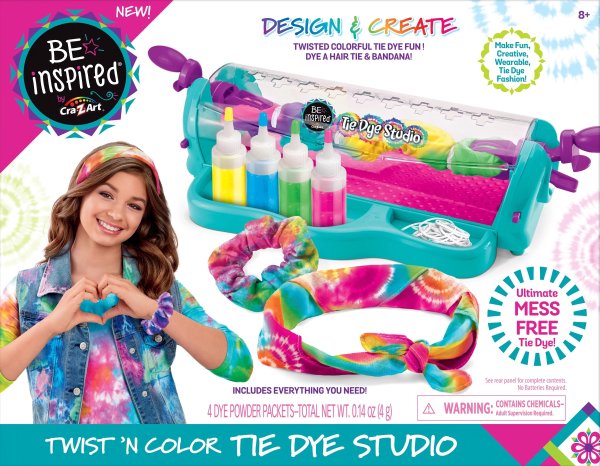Be Inspired Twist & Color Tie Dye Unisex Studio, Ages 8 and up