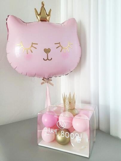1pc Crown Cat Balloon